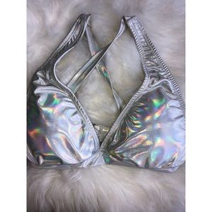 Holographic Swim Top ✨